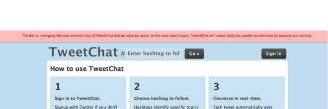 How To Twitter Chat After Tweetchat Shutdown